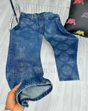 Original Luxury Men's Jeans Louis Vuitton Available In Store