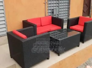 4 Seater Rattan Sofa For Living Room.