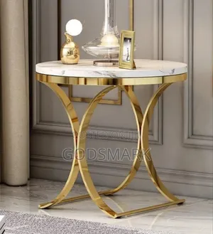 Marble Top Side Table or Stool.