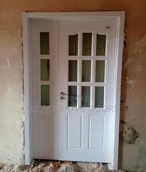 Hardwooden Door With Glass 3ft