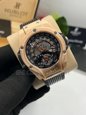 Original Luxury Men's Wristwatches Hublot Available In Store