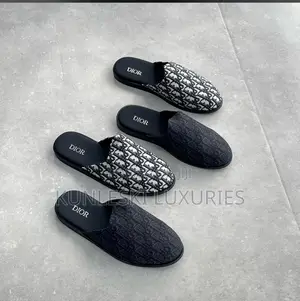 Original Dior Indoor Mule Leather Half-Shoe Available