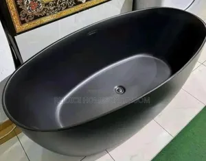 Black Oval/ Egg Shape Freestand Bathtub/ Standalone Bath Tub