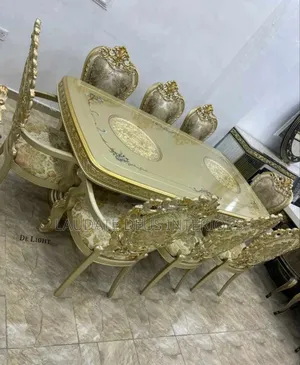 Exquisite Royal 8 Sitters Wooden Dining Table