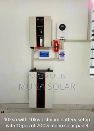 10kwh 10kva 80ah Controller 12 Panel