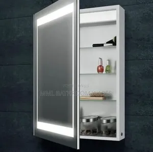 Modern Recessed Bathroom Storage Led Mirror Medicine Cabinet