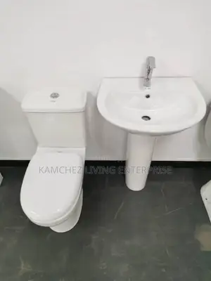 Ceramic Toilet Sink Bathroom Set – Modern Durable