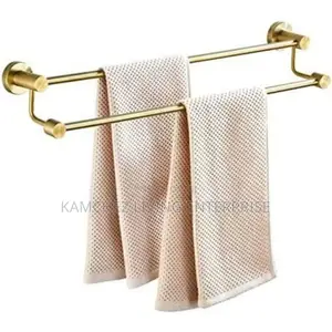 Double Towel Rail – 60cm Stainless Steel