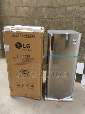 Tempered Glass Lg Gn-304sl 168l 7 Shelves Upright Freezer