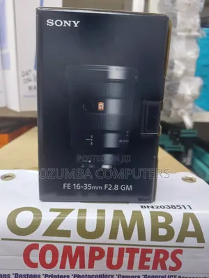 Sony Fe 16-35mm F2.8 Gm Lens Black