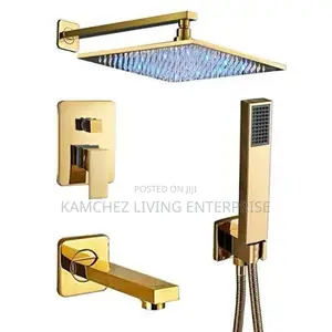 Luxury Gold 5 Ways Conduit Shower– Concealed Wall-Mount
