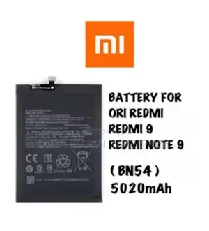 Xiaomi Replacement Battery for Redmi Note 9 Model - Bn54
