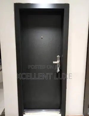 Black Interior Panel Door