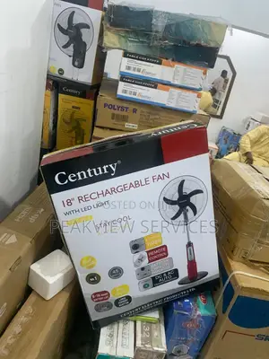 Century 18' Rechargeable Fan - Stay Cool Even Without Power!