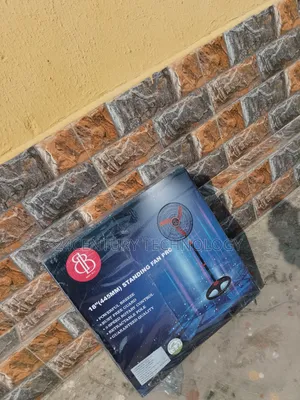18" Bb Standing Fan:Stay Cool With Silent Air Flow