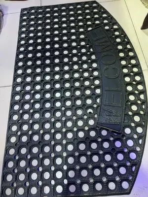 Rubber Welcome Door Mat – Anti-Slip, Durable Easy Clean