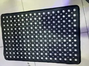 Durable Black Rubber Door Mat – Anti-Slip, Easy to Clean