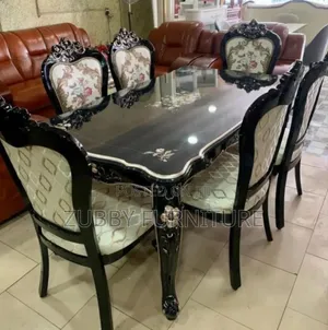 High Quality and Imported Royal Dining Set by 6 Chairs