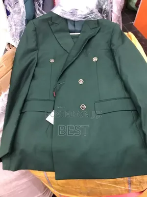 Double Breasted Quality Suit Available as Seen