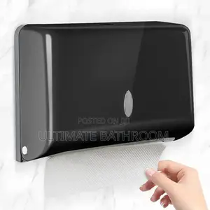 Black Tissue Paper Towel Dispenser