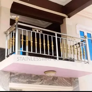 Stainless Gold Singular Baluster Railing