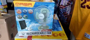 Qasa Table Solar Rechargeable Fan
