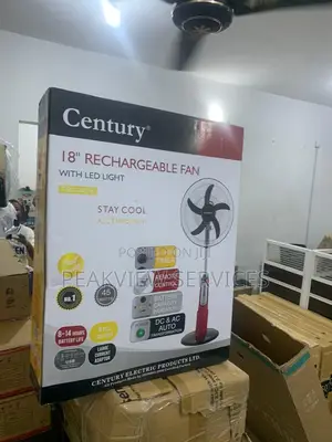 Century 18'' Rechargeable Fan - High Speed Airflow