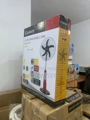 Affordable Durable Century 18'' Rechargeable Fan