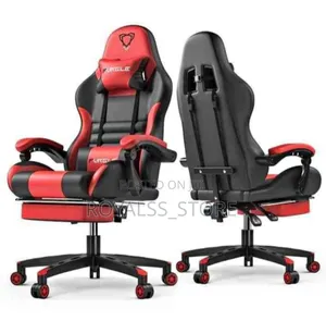 Swivel Executive Office/Gaming Chair With Footrest