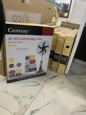 Strong Efficient Century 18'' Rechargeable Fan for Sale!