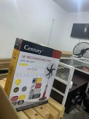 No More Heat! Get the Century 18'' Rechargeable Fan Today