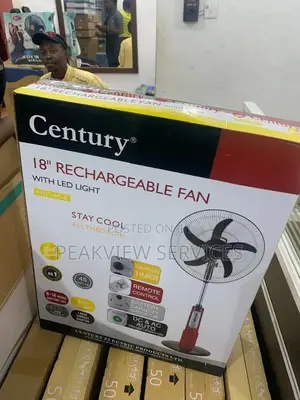 Portable Powerful - Century 18'' Rechargeable Fan for Sale