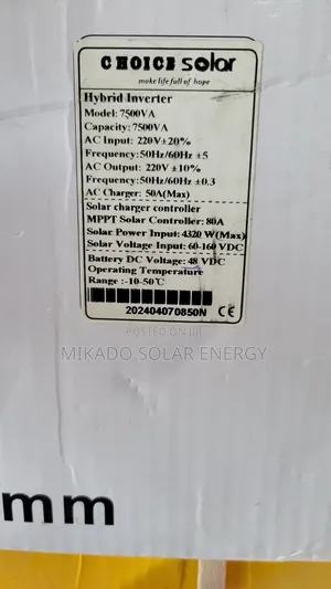 7.5kva 48v Hybrid Inverter