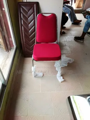 Conference Centre Chair With Stainless Legs.