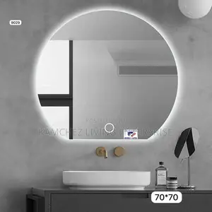 Led Backlit Bathroom Vanity Mirror – 60cm, Wall-Mounted