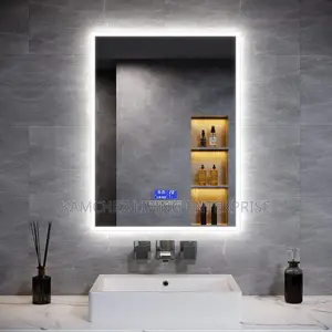 800x600mm Led Bathroom Mirror With Bluetooth Shaver Socket