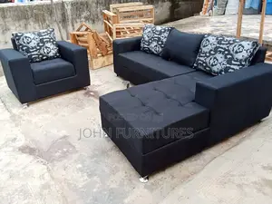 L Shaped Fabric Sofa