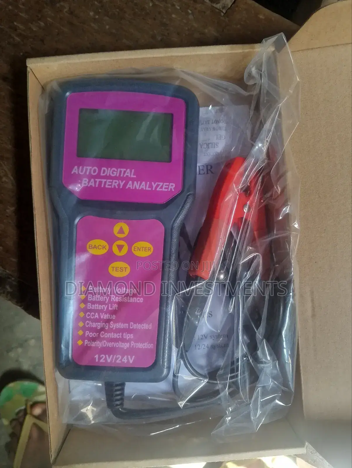 Battery Analyzer 12/24v