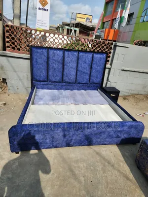 6by6 Padded Bed Frame With Side Drawer