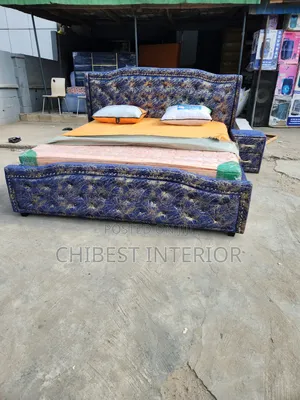 Quality 6by6 King Size Bed With One Side Drawer