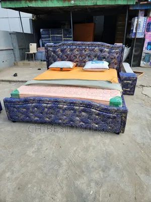 Family 6by6 Standard Bed Frame With Side Drawer