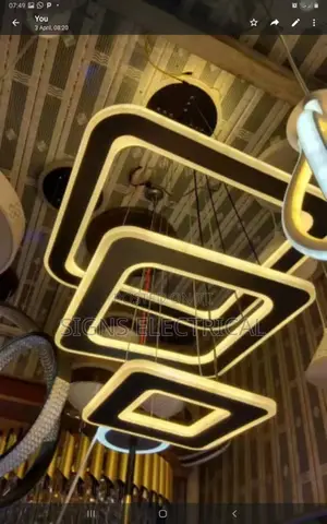 Modern Led Ceiling Lamp White Acrylic Chandelier