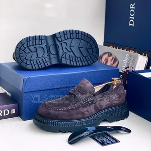 Very Thick High Sole Brown Shoe Dior Collections