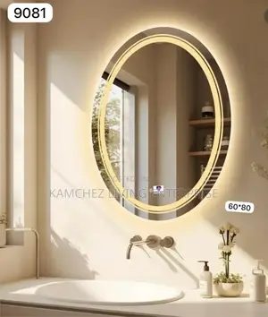 60x80 Cm Led Frontlight Bathroom Mirror – Anti-Fog, Dimmable