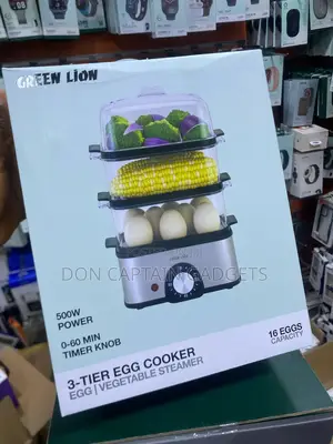 Green Lion 3-Tier Egg Cooker and Vegetable Streamer 500w