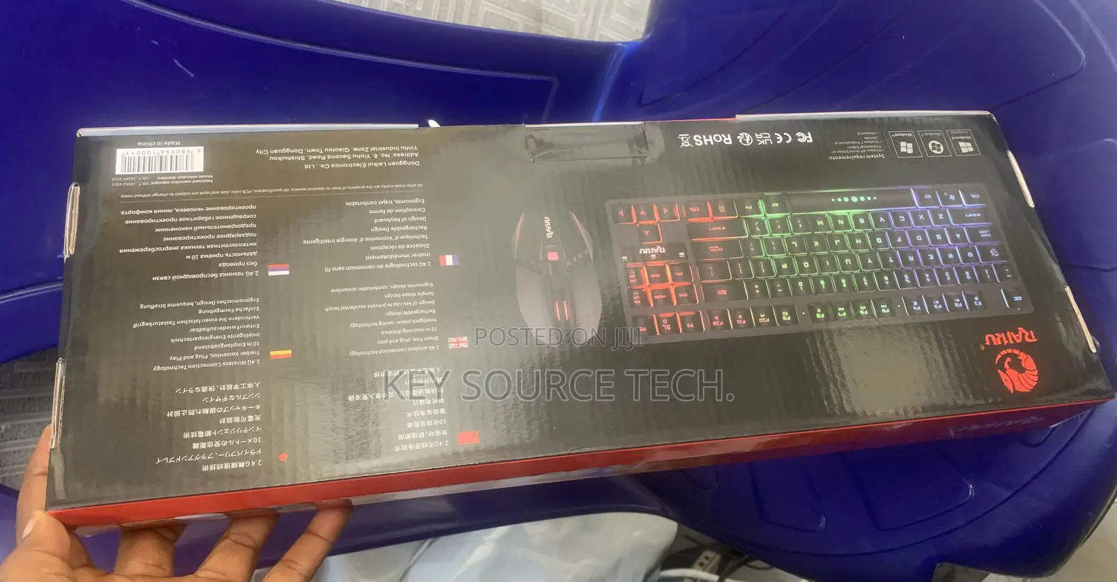 R905 Wireless Gaming Mouse and Keyboard With RGB Backlit