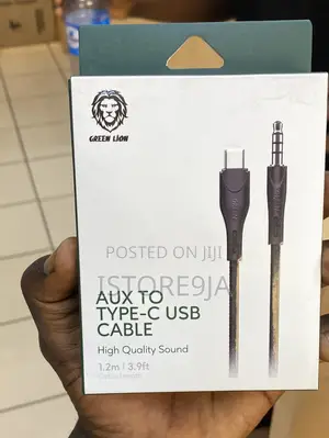 Green Lion Aux to Type-C Cable