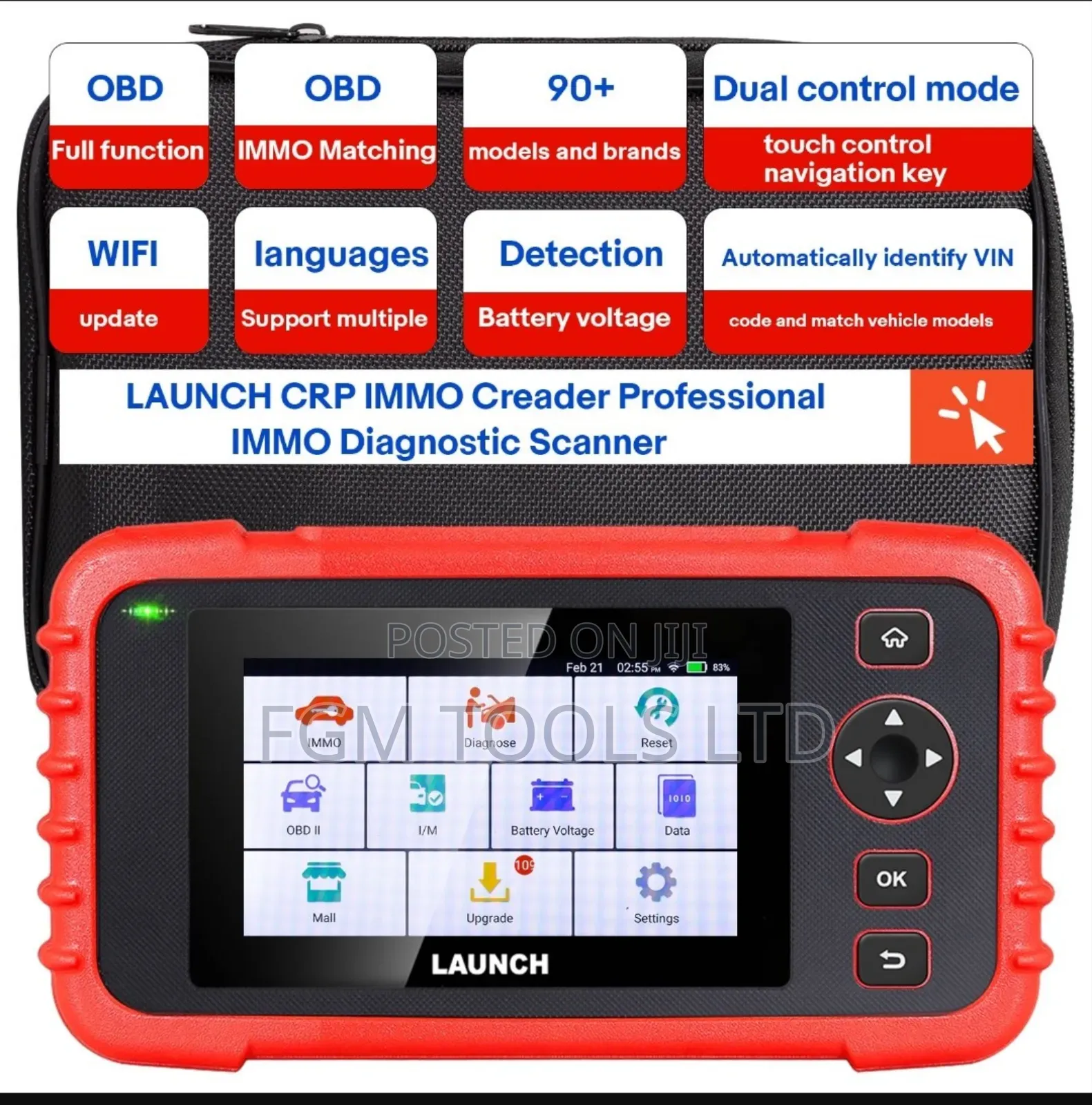 Launch CRP Immo Key Programming Tool