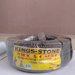 Kings-stone 100meters Rg58 Cable With Power