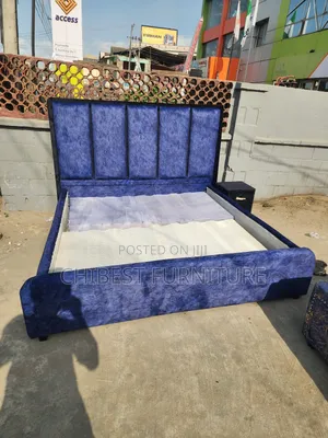 Quality Family Size Bed With a Cupboard